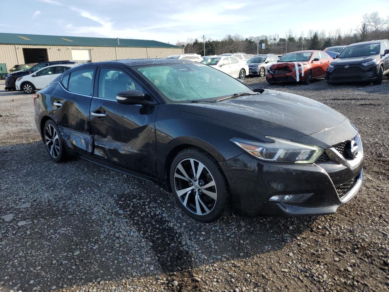 2018 Nissan Maxima VIN 1N4AA6AP8JC393204 Copart auction photo, side damage thumbnail 4