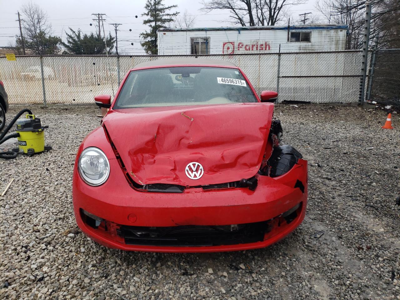 2016 Volkswagen Beetle VIN 3VW507AT3GM800898 Copart auction photo, front end damage thumbnail 5
