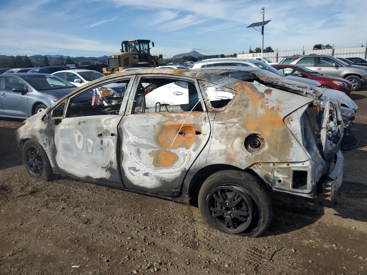 2010 Toyota Prius VIN JTDKN3DU3A1251261 Copart auction photo, burn damage thumbnail 2