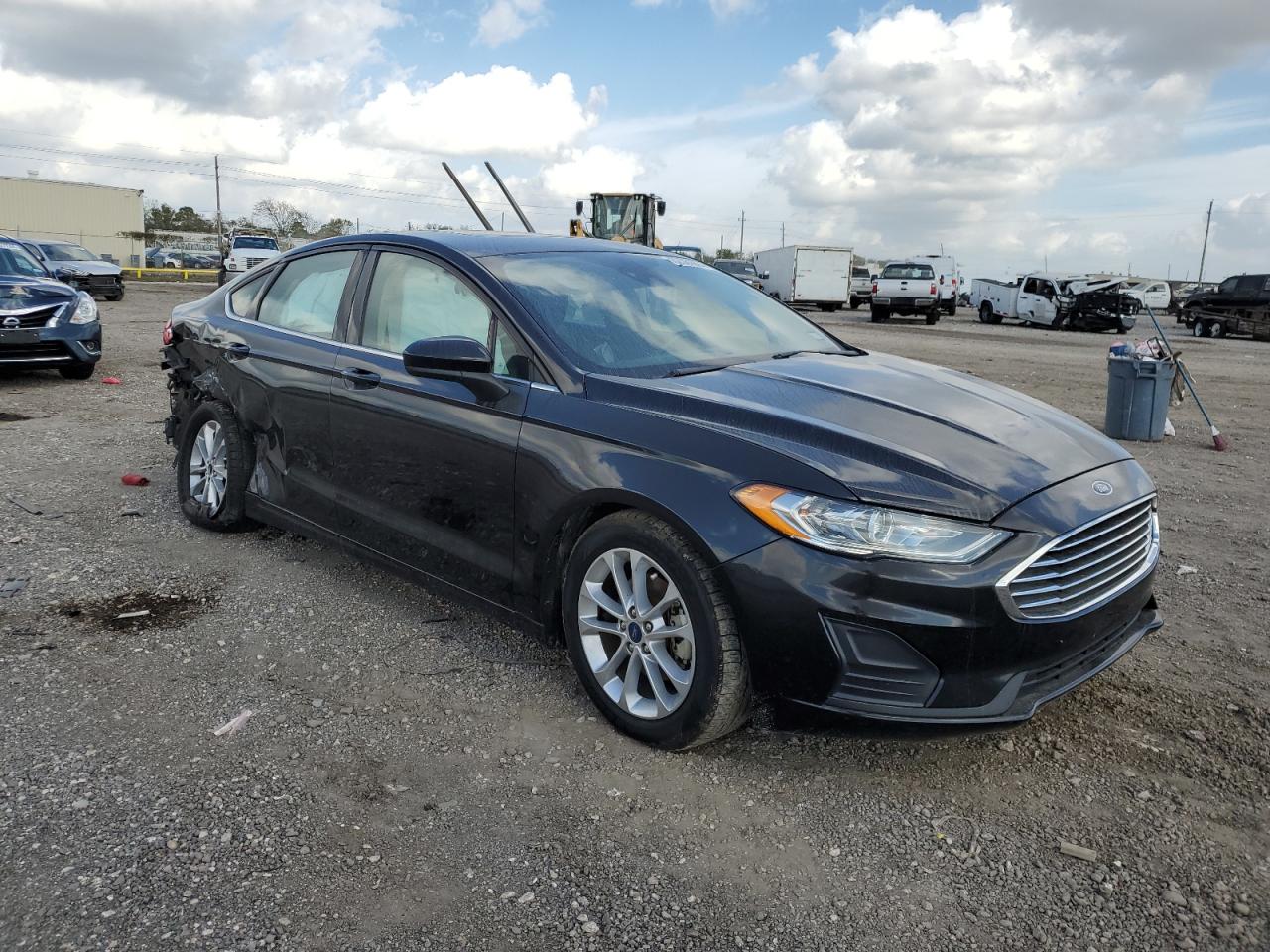 2020 Ford Fusion VIN 3FA6P0HD8LR150865 Copart auction photo, rear end damage thumbnail 4