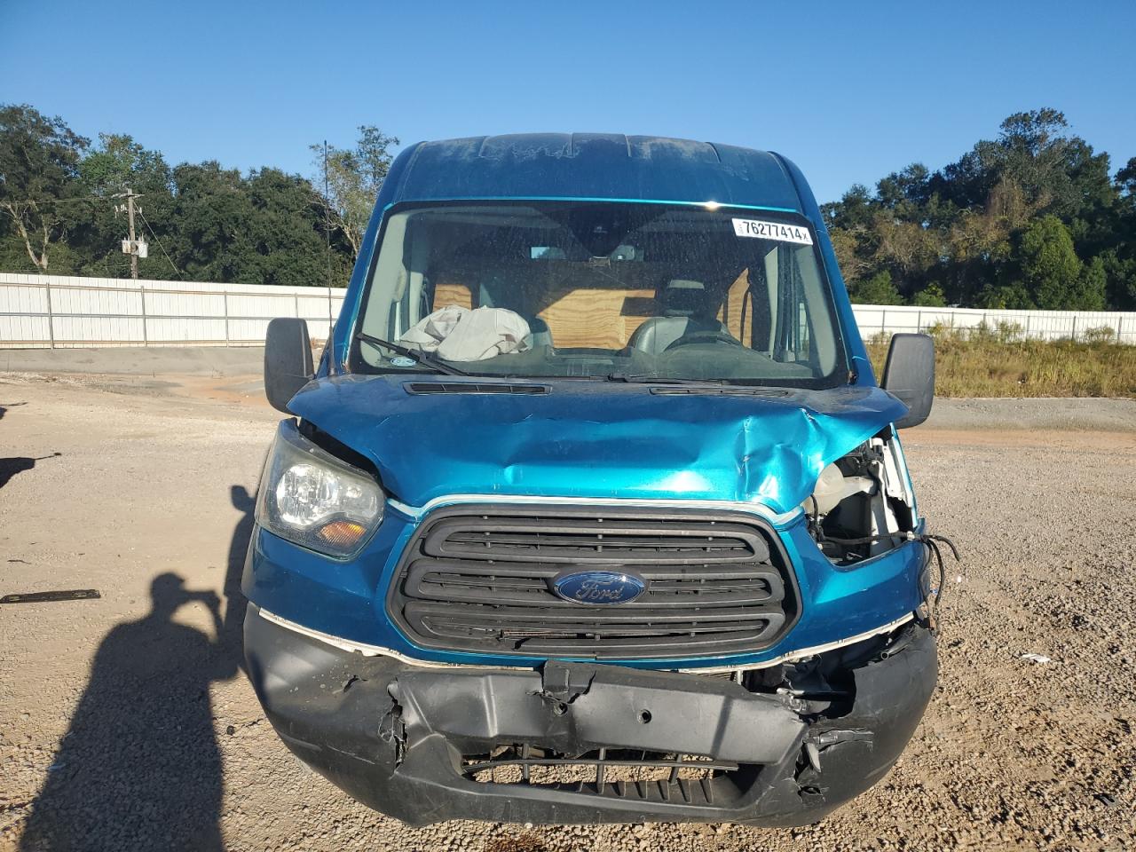 2016 Ford Transit VIN 1FTYR2CM4GKB09711 Copart auction photo, front end damage thumbnail 5
