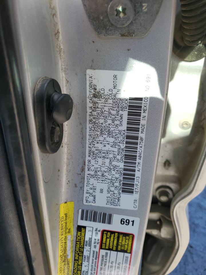2010 Toyota Tacoma VIN 3TMMU4FN2AM016053 Copart auction photo, all over damage thumbnail 13