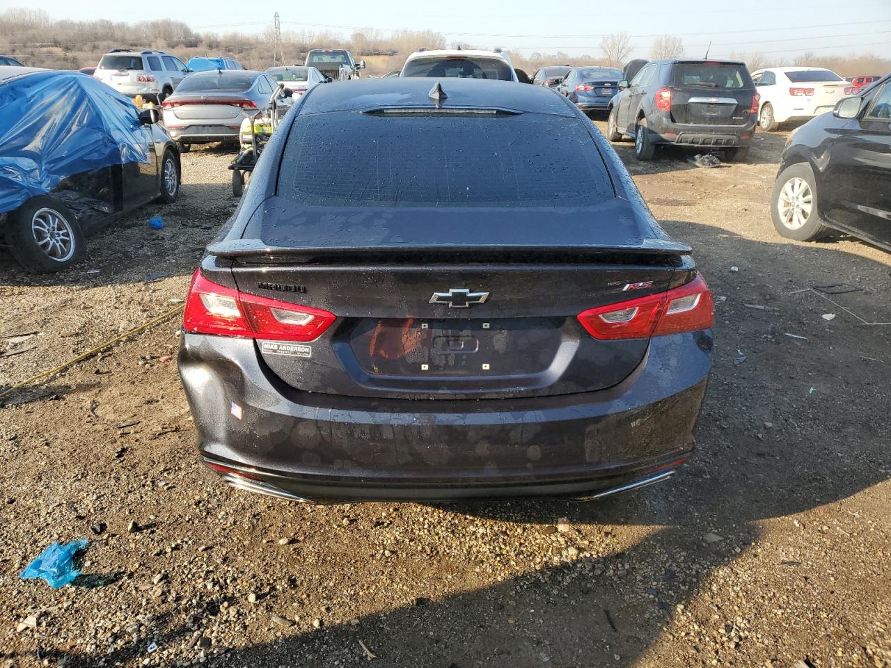 2022 Chevrolet Malibu VIN 1G1ZG5ST8NF202413 Copart auction photo, front end / rear end damage thumbnail 6