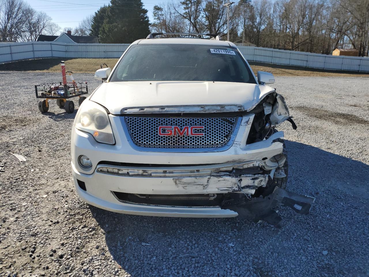 2012 GMC Acadia VIN 1GKKVTED7CJ343236 Copart auction photo, front end / side damage thumbnail 5
