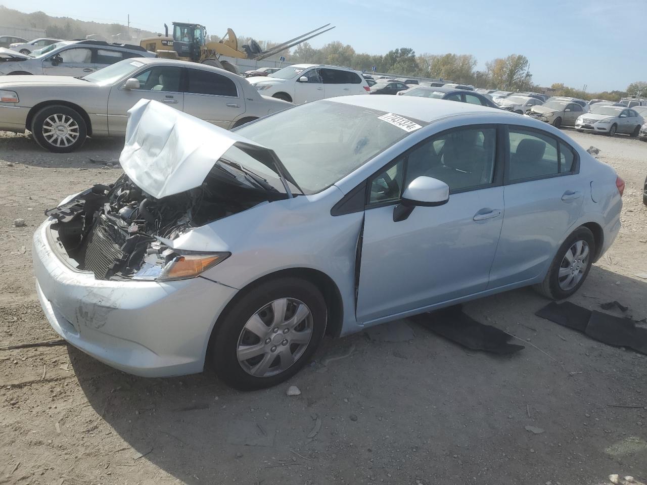 2012 Honda Civic VIN JHMFB2F54CS001825