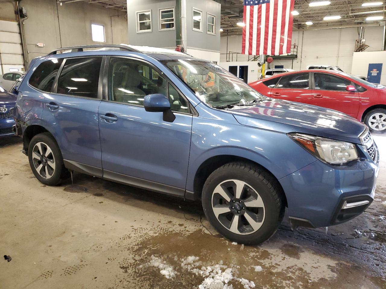2018 Subaru Forester VIN JF2SJAGC0JH566353 Copart auction photo, rear end damage thumbnail 4
