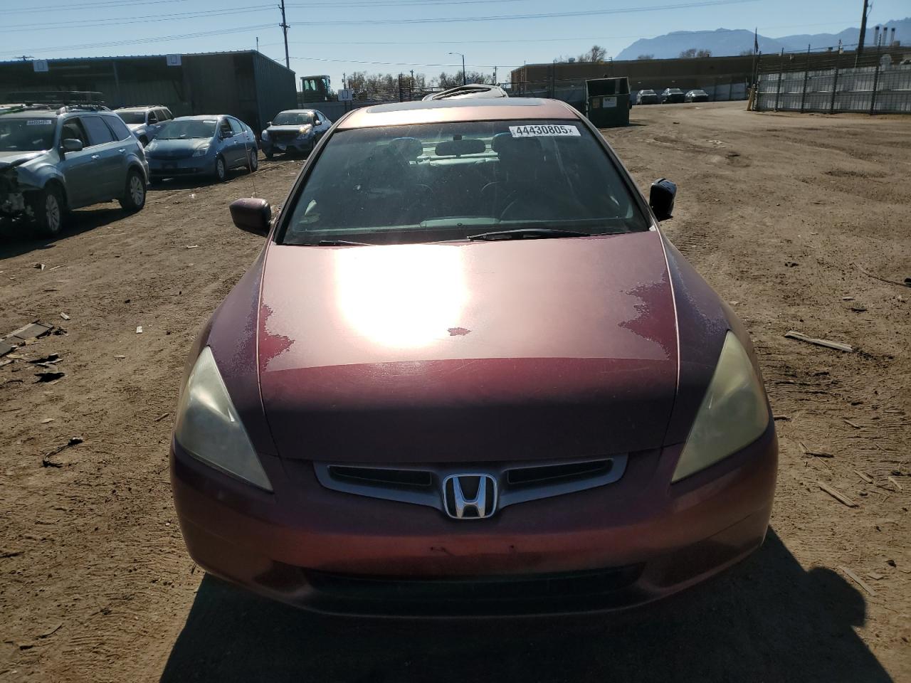 2005 Honda Accord VIN 1HGCM66865A004879 Copart auction photo, rear end damage thumbnail 5