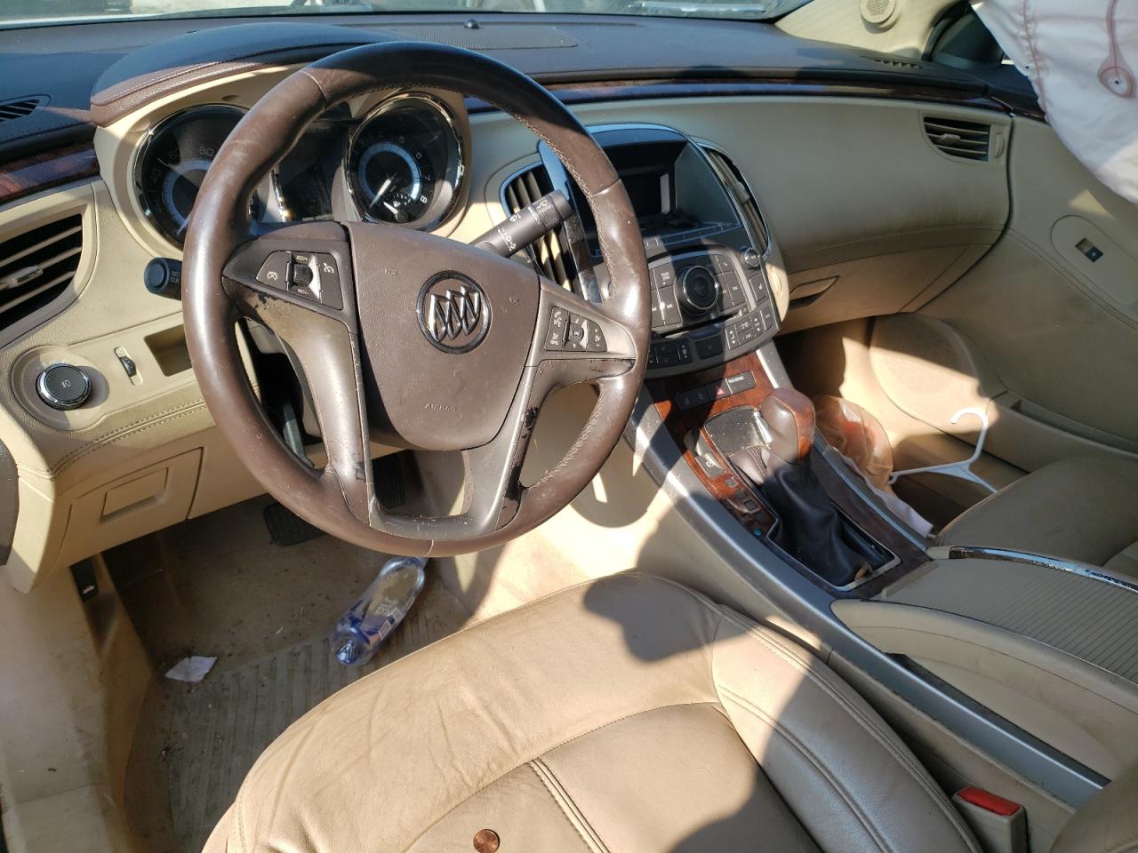 2010 Buick LaCrosse VIN 1G4GC5EG7AF250161 Copart auction photo, front end / rear end damage thumbnail 8