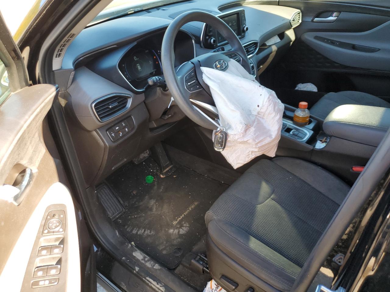 2020 Hyundai Santa Fe VIN 5NMS3CAD2LH188639 Copart auction photo, front end / side damage thumbnail 8
