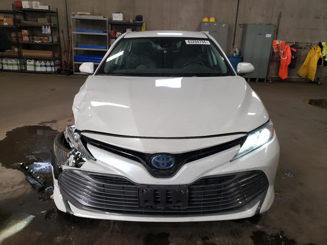 2020 Toyota Camry VIN 4T1F31AK6LU532353 Copart auction photo, front end / side damage thumbnail 5