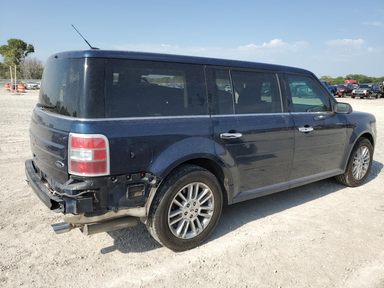 2017 Ford Flex VIN 2FMGK5C8XHBA04540 Copart auction photo, all over damage thumbnail 3