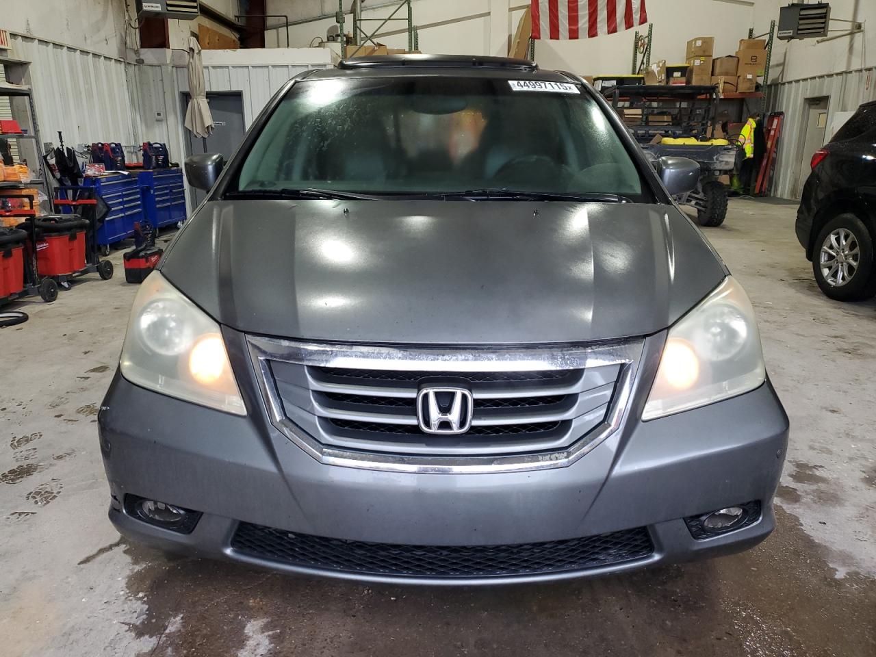 2008 Honda Odyssey VIN 5FNRL38968B054256 Copart auction photo, rear end damage thumbnail 5