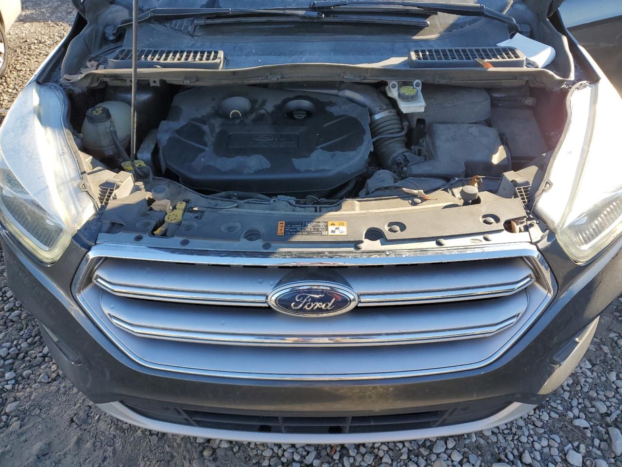 2017 Ford Escape VIN 1FMCU0J95HUB19645 Copart auction photo, rear end damage thumbnail 12