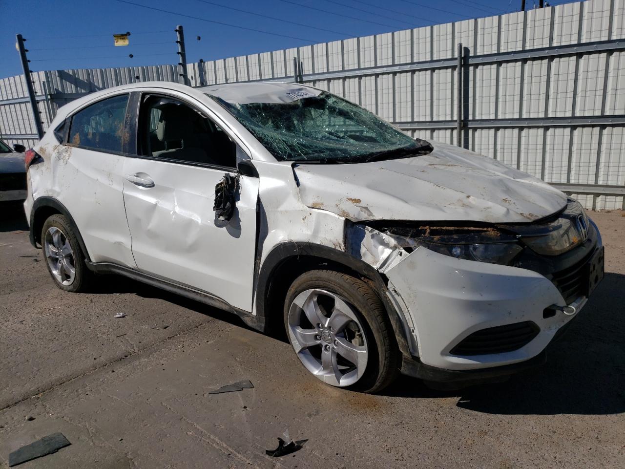 2021 Honda HR-V VIN 3CZRU6H32MM737596 Copart auction photo, rear end / rollover damage thumbnail 4
