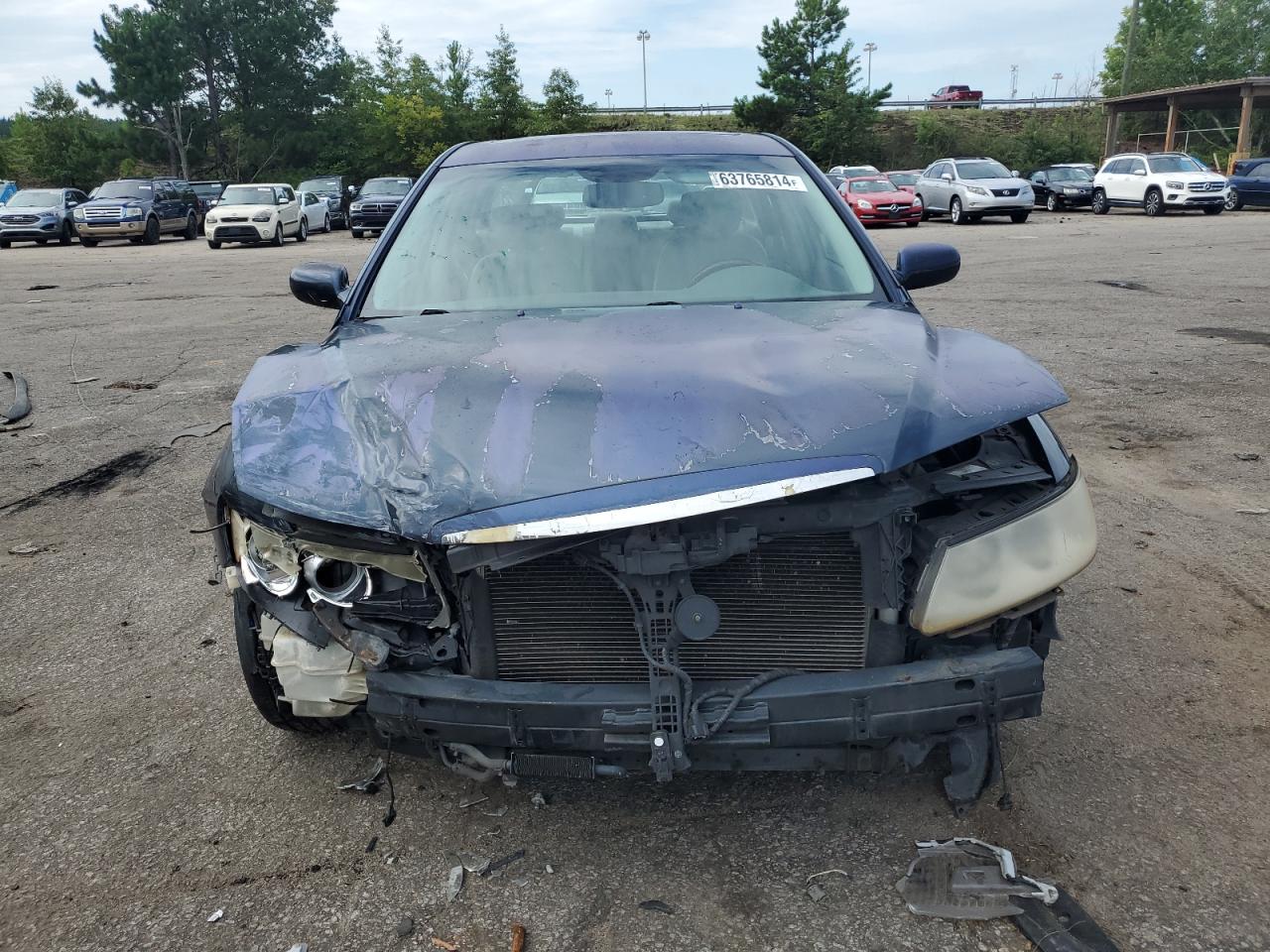 2007 Hyundai Azera VIN KMHFC46F77A202788 Copart auction photo, front end damage thumbnail 5