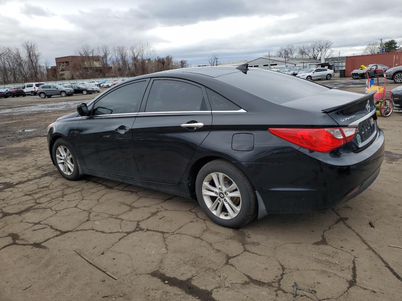2013 Hyundai Sonata VIN 5NPEB4AC9DH558941 Copart auction photo, vandalism damage thumbnail 2