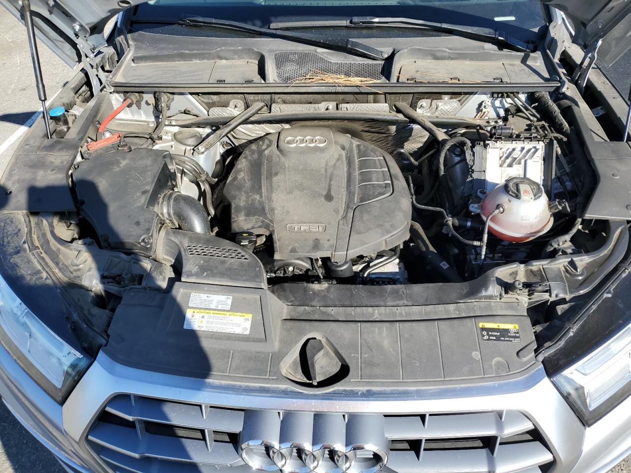 2018 Audi Q5 VIN WA1CNAFY7J2141021 Copart auction photo, front end / undercarriage damage thumbnail 11