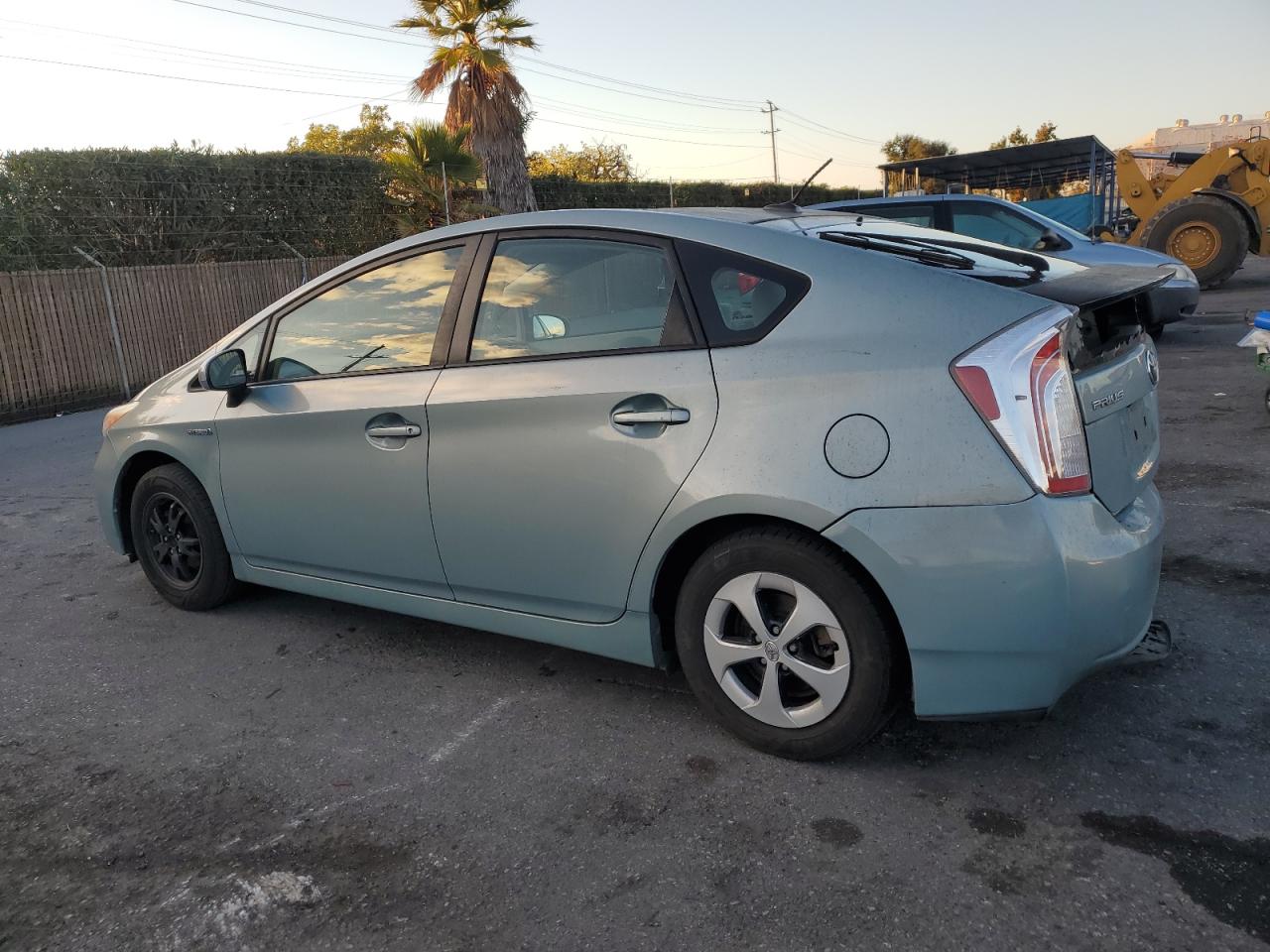 2013 Toyota Prius VIN JTDKN3DU6D1689339 Copart auction photo, rear end / side damage thumbnail 2