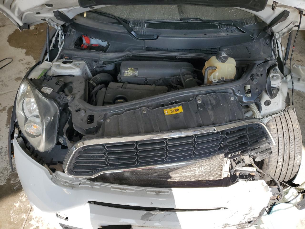 2012 MINI Cooper VIN WMWZC3C51CWL86370 Copart auction photo, front end damage thumbnail 11