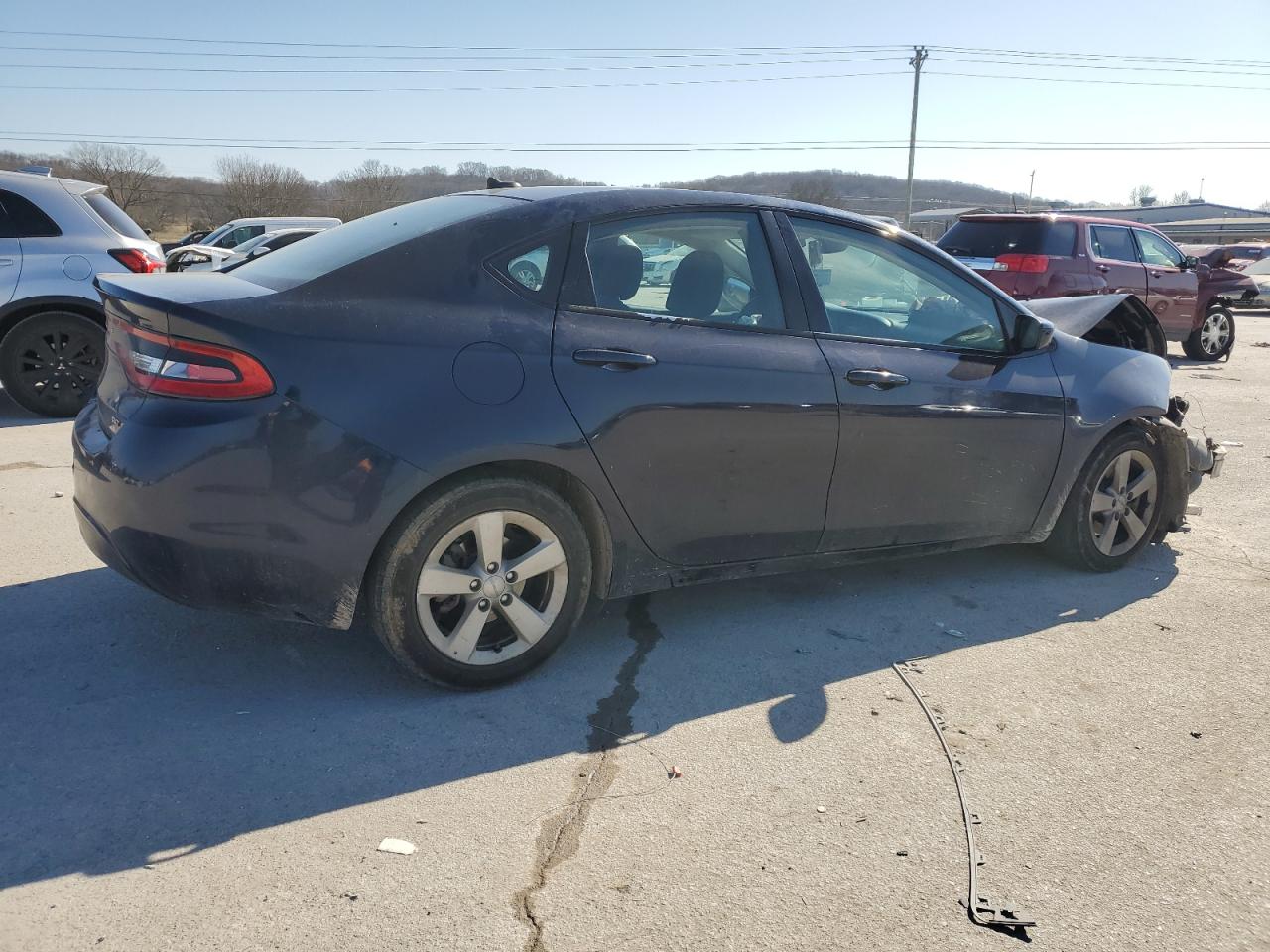 2016 Dodge Dart VIN 1C3CDFBB7GD570751 Copart auction photo, front end / side damage thumbnail 3