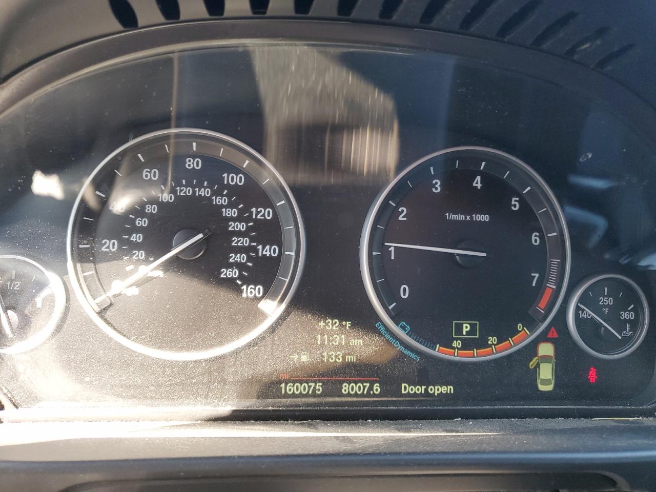 2014 BMW 5er VIN WBA5B3C58ED293281 Copart auction photo, front end damage thumbnail 9