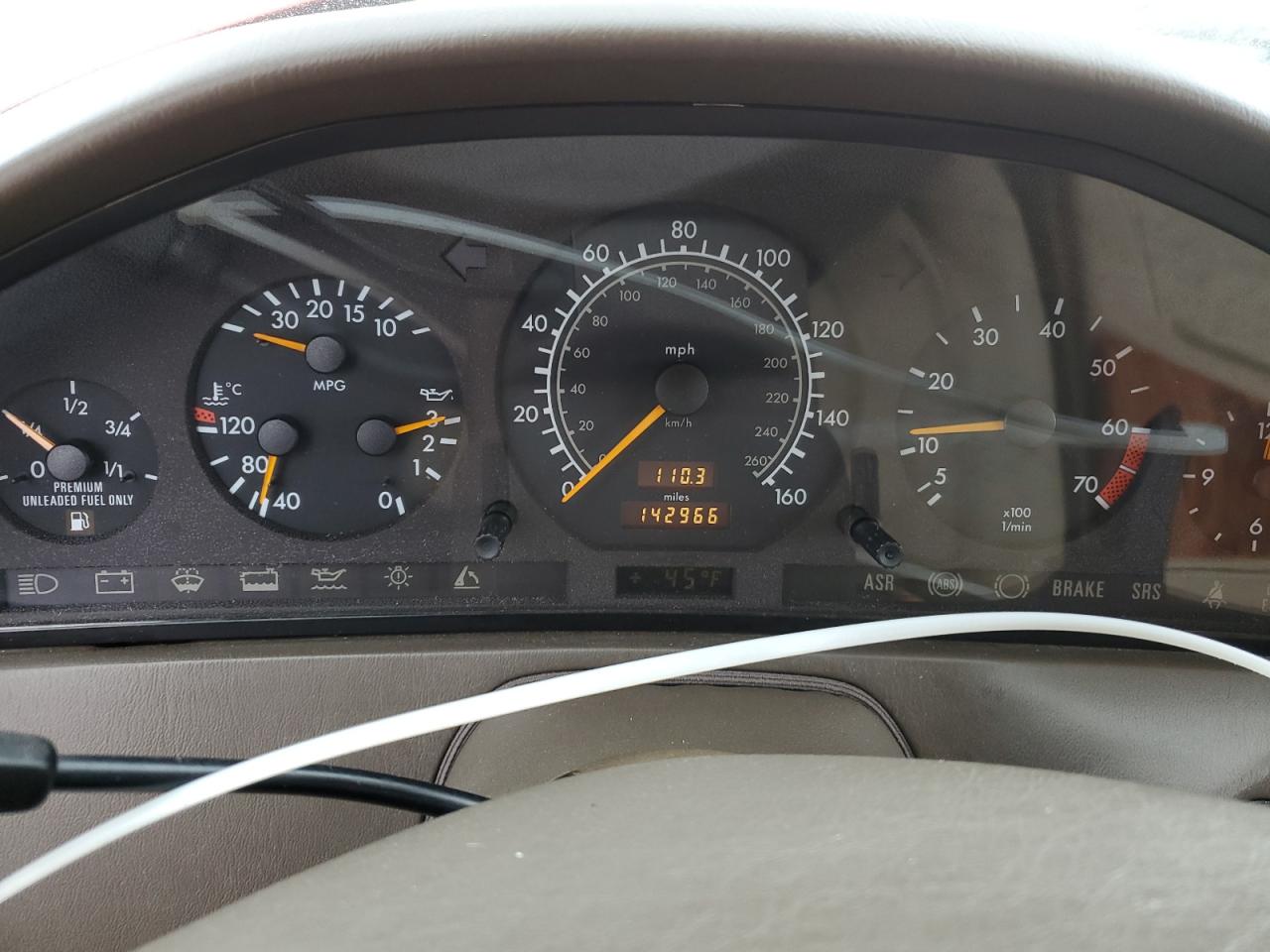 1997 Mercedes-Benz SL-klasse VIN WDBFA67F7VF154440 Copart auction photo, rear end damage thumbnail 9