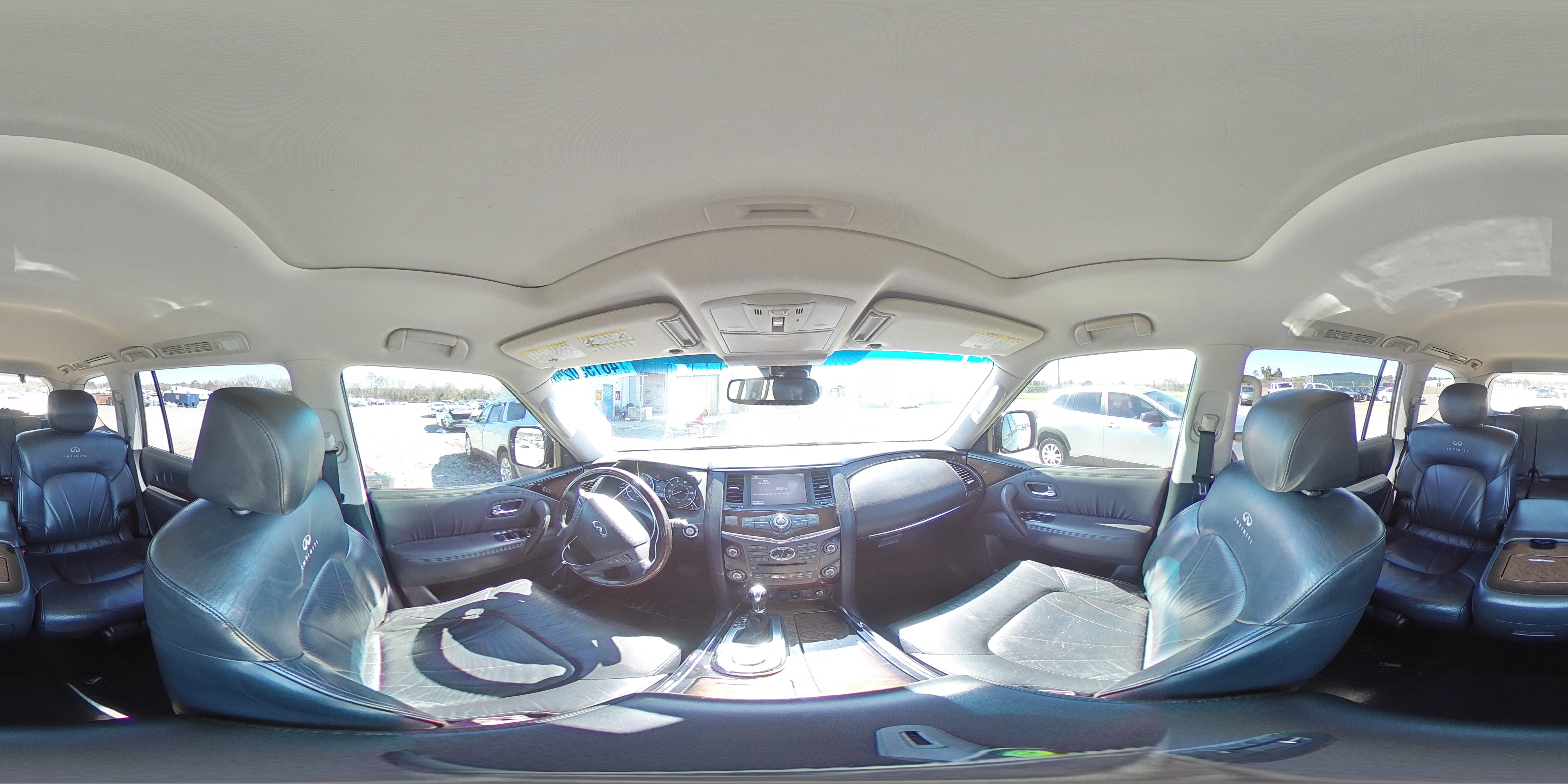 2011 Infiniti QX56 VIN JN8AZ2NF1B9503512 Copart auction photo, front end damage thumbnail 14