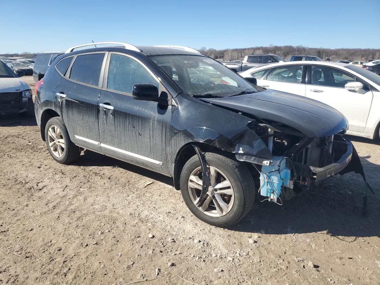 2013 Nissan Rogue VIN JN8AS5MV6DW620604 Copart auction photo, front end damage thumbnail 4