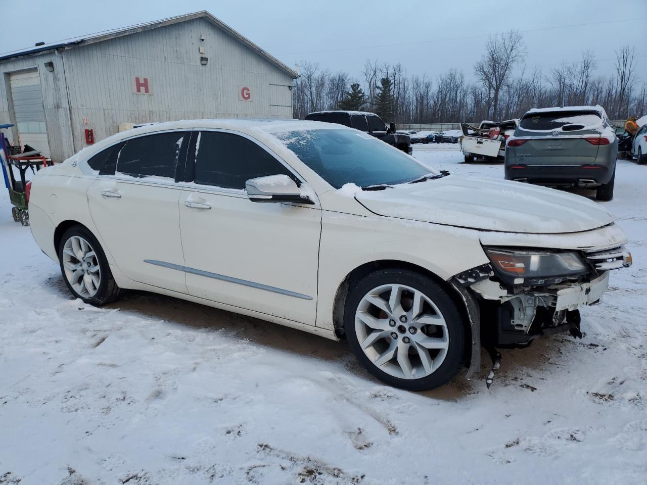 2014 Chevrolet Impala VIN 2G1155S31E9252209 Copart auction photo, front end / rear end damage thumbnail 4