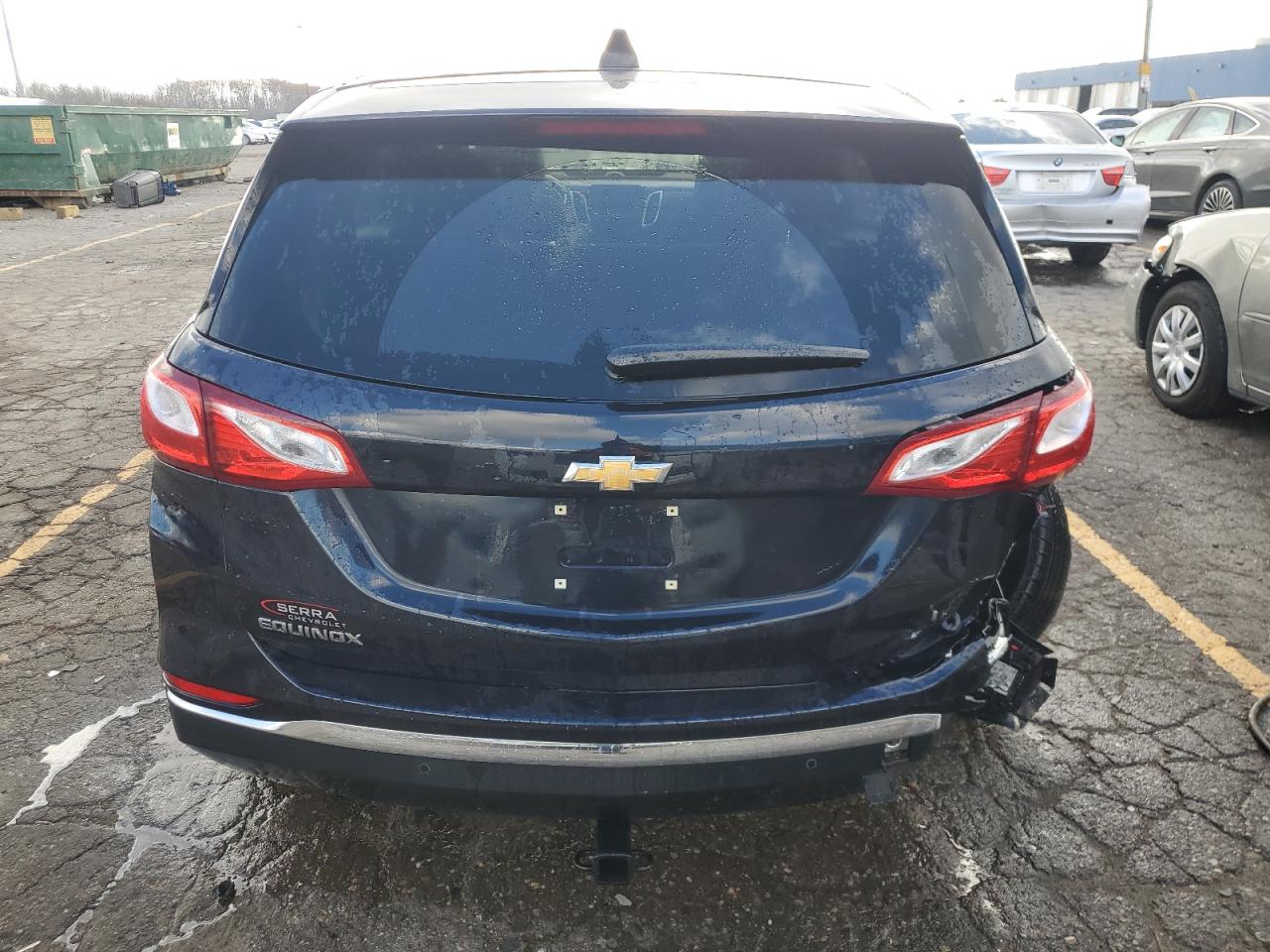 2021 Chevrolet Equinox VIN 3GNAXKEV2MS106763 Copart auction photo, rear end / front end damage thumbnail 6