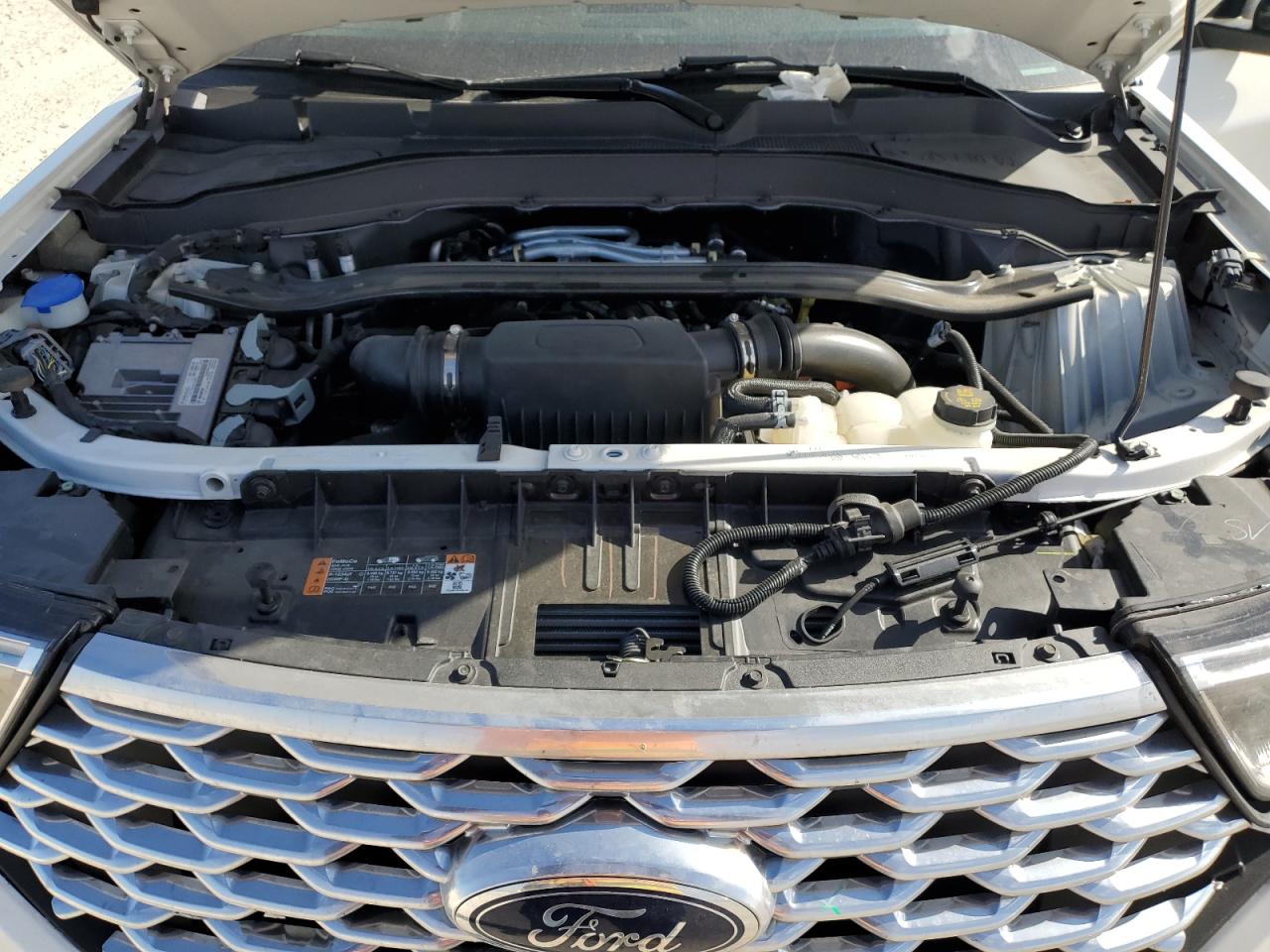2022 Ford Explorer VIN 1FM5K8HC4NGC42104 Copart auction photo, rear end damage thumbnail 12