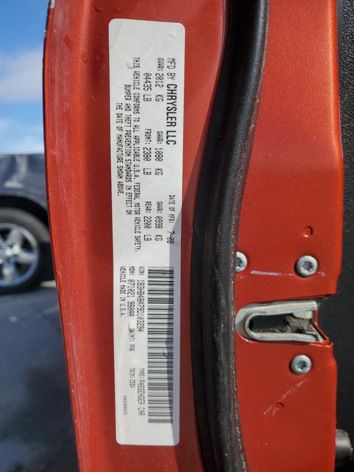 2009 Dodge Caliber VIN 1B3HB48A79D103294 Copart auction photo, rollover damage thumbnail 13