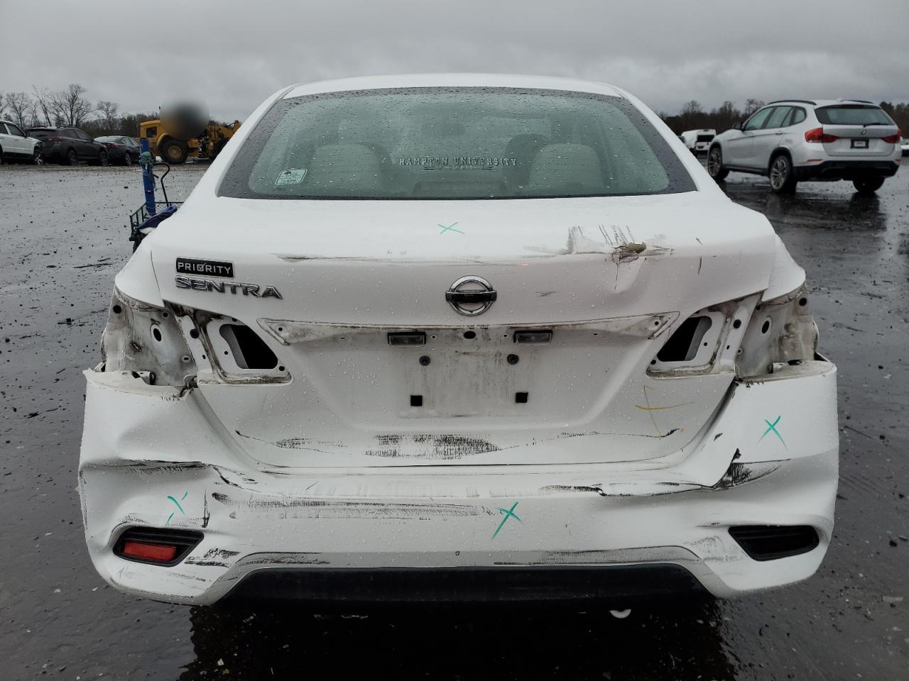 2016 Nissan Sentra VIN 3N1AB7AP1GL683961 Copart auction photo, rear end / front end damage thumbnail 6