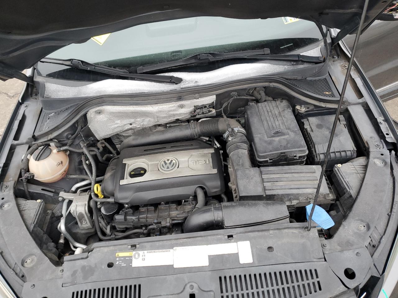 2016 Volkswagen Tiguan VIN WVGAV7AX5GW580455 Copart auction photo, front end / rear end damage thumbnail 12