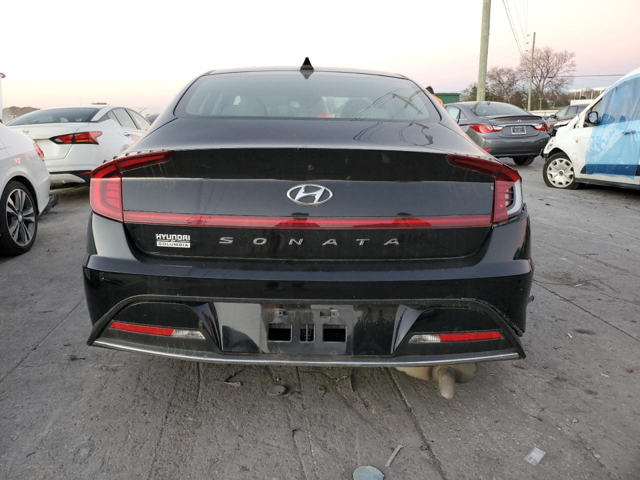 2021 Hyundai Sonata VIN 5NPEG4JAXMH072154 Copart auction photo, rear end damage thumbnail 6