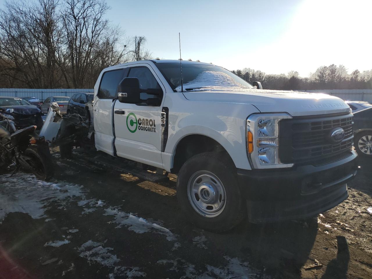 2023 Ford F250 VIN 1FT7W2BA9PEC16022 Copart auction photo, all over / rear end damage thumbnail 4