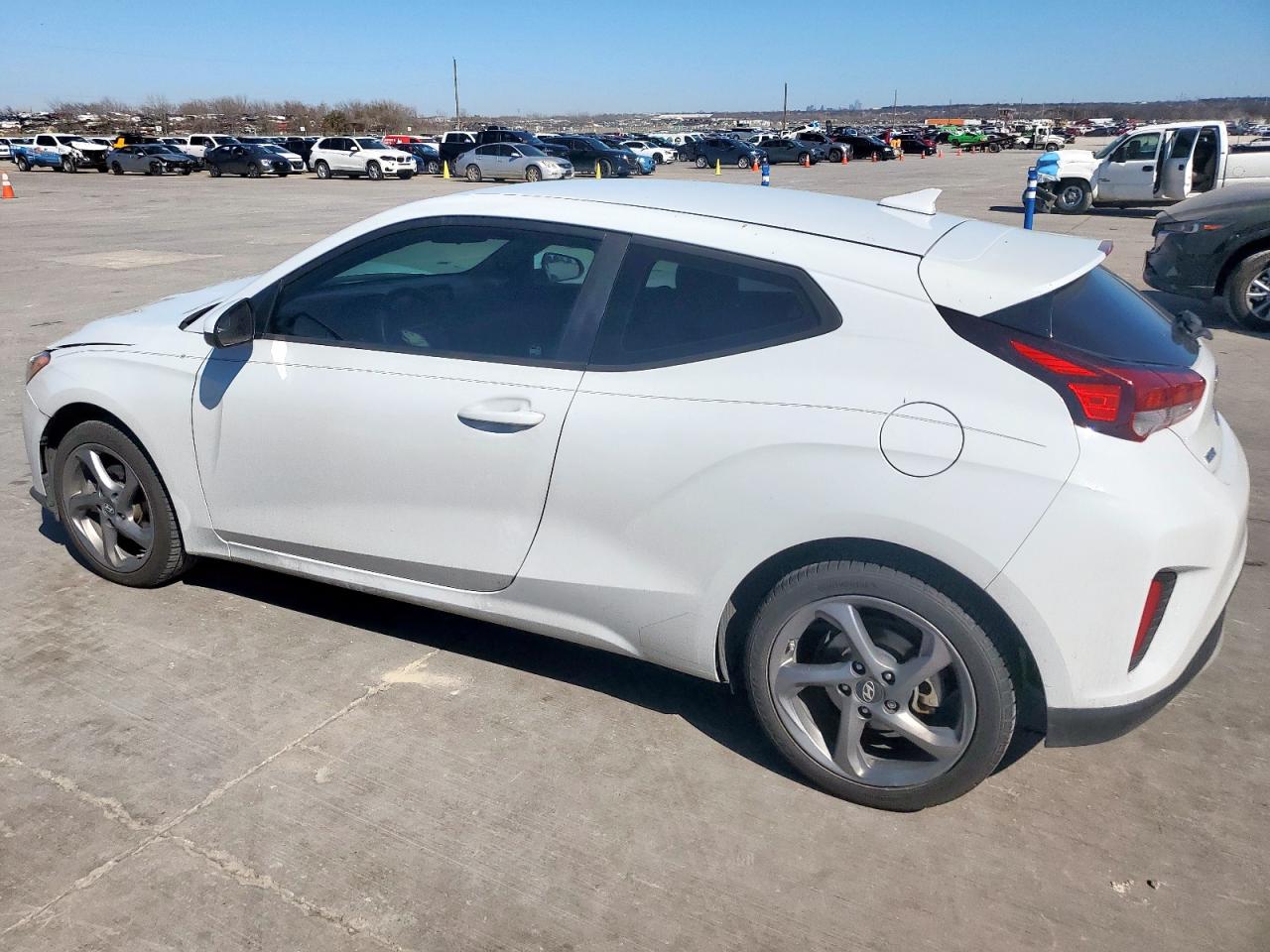 2020 Hyundai Veloster VIN KMHTG6AF3LU028298 Copart auction photo, front end damage thumbnail 2