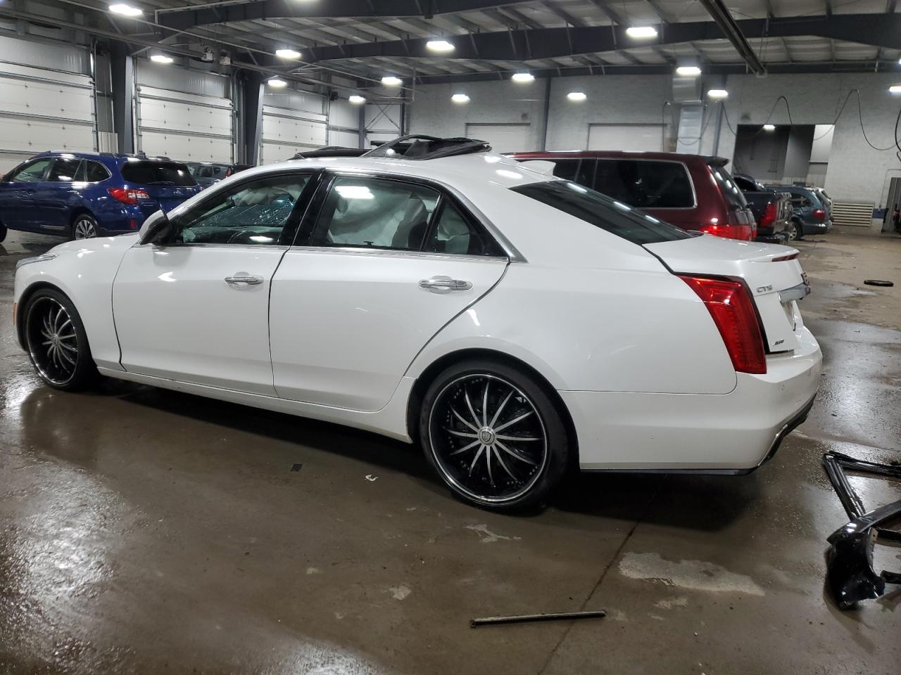 2019 Cadillac CTS VIN 1G6AY5SSXK0143004 Copart auction photo, side / rear end damage thumbnail 2