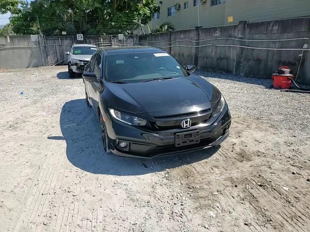 2021 Honda Civic VIN 2HGFC2F80MH527887 Copart auction photo, rear end / front end damage thumbnail 10
