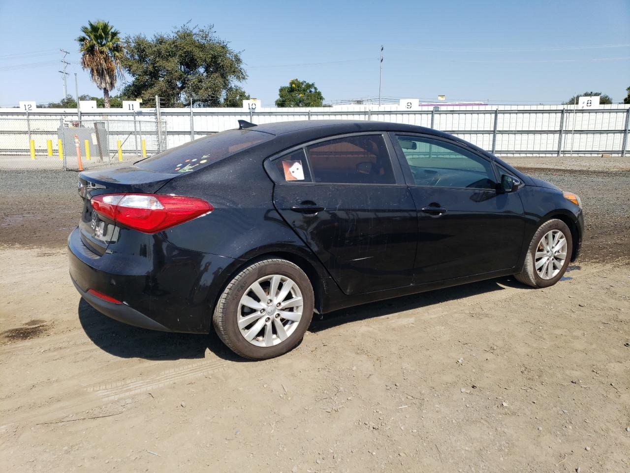 2016 KIA Forte VIN KNAFX4A66G5449063 Copart auction photo, all over damage thumbnail 3