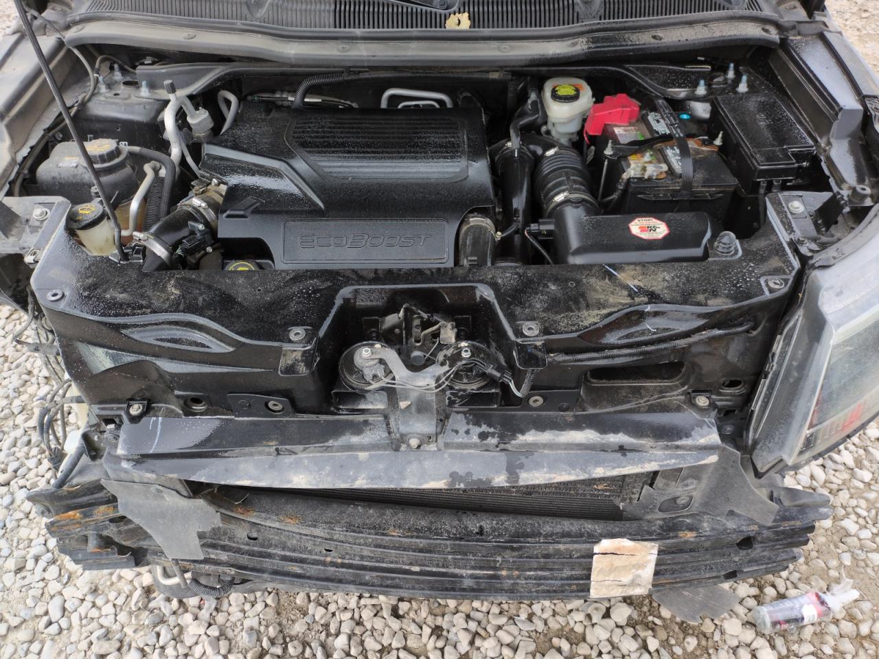 2017 Ford Explorer VIN 1FM5K8GT2HGA27651 Copart auction photo, front end / side damage thumbnail 11