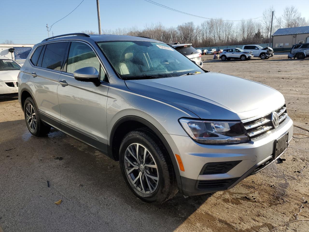 2020 Volkswagen Tiguan VIN 3VV2B7AX7LM098132 Copart auction photo, side damage thumbnail 4