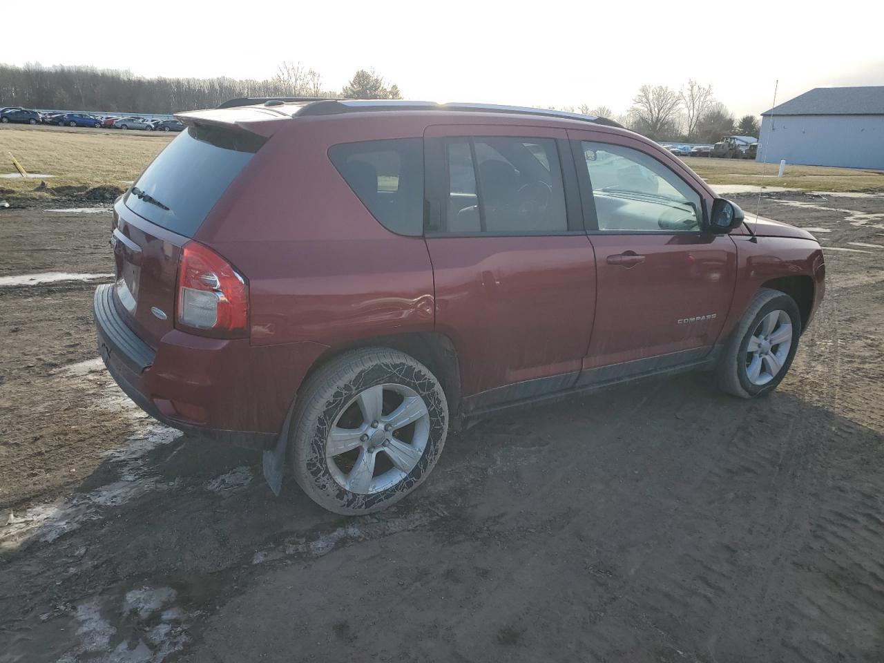 2012 Jeep Compass VIN 1C4NJDEB0CD604617 Copart auction photo, rear end / minor dent/scratches damage thumbnail 3