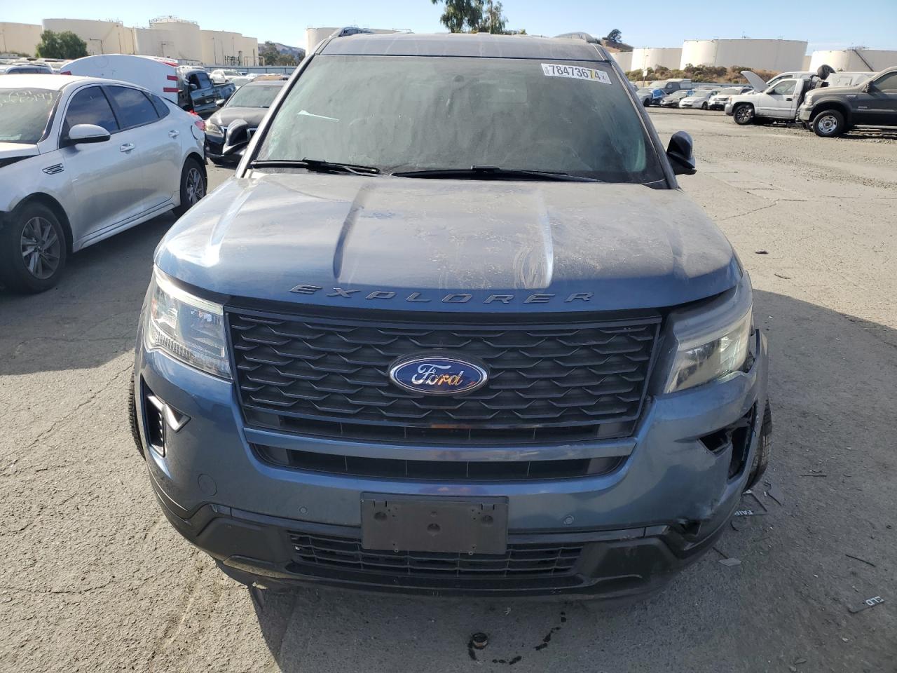 2018 Ford Explorer VIN 1FM5K8GT2JGC14765 Copart auction photo, all over damage thumbnail 5