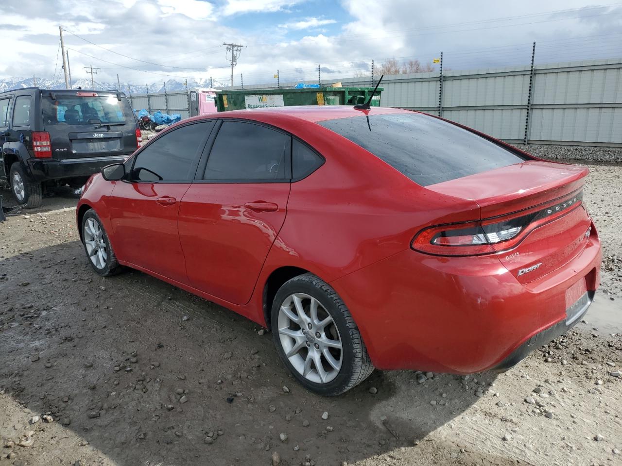 2013 Dodge Dart VIN 1C3CDFBH8DD641326 Copart auction photo, side / front end damage thumbnail 2