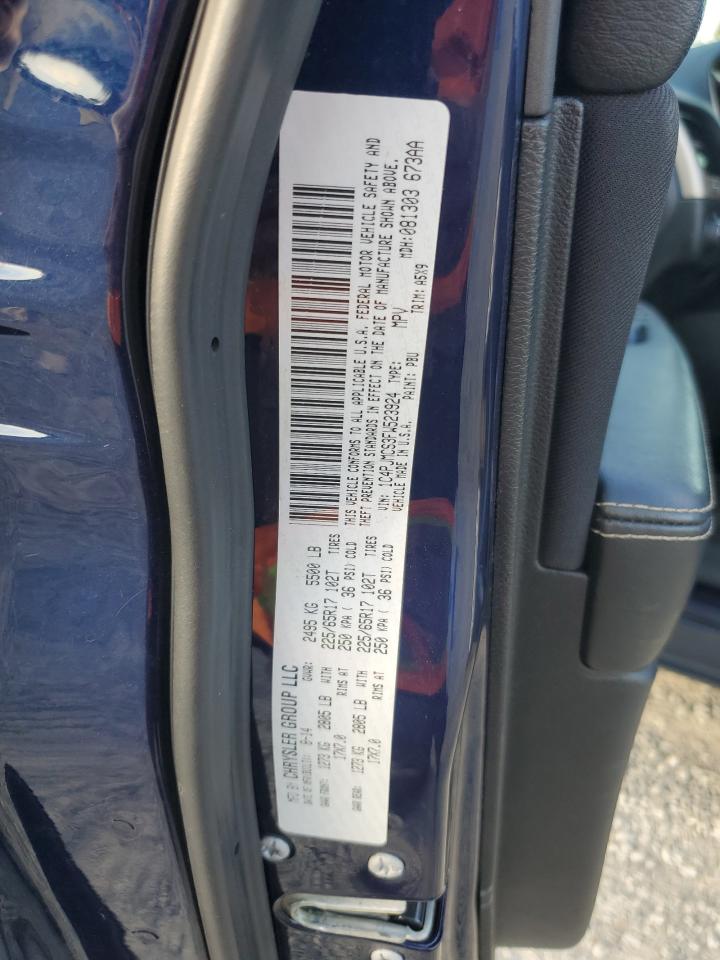 2015 Jeep Grand Cherokee VIN 1C4PJMCS3FW523924 Copart auction photo, rear end damage thumbnail 15