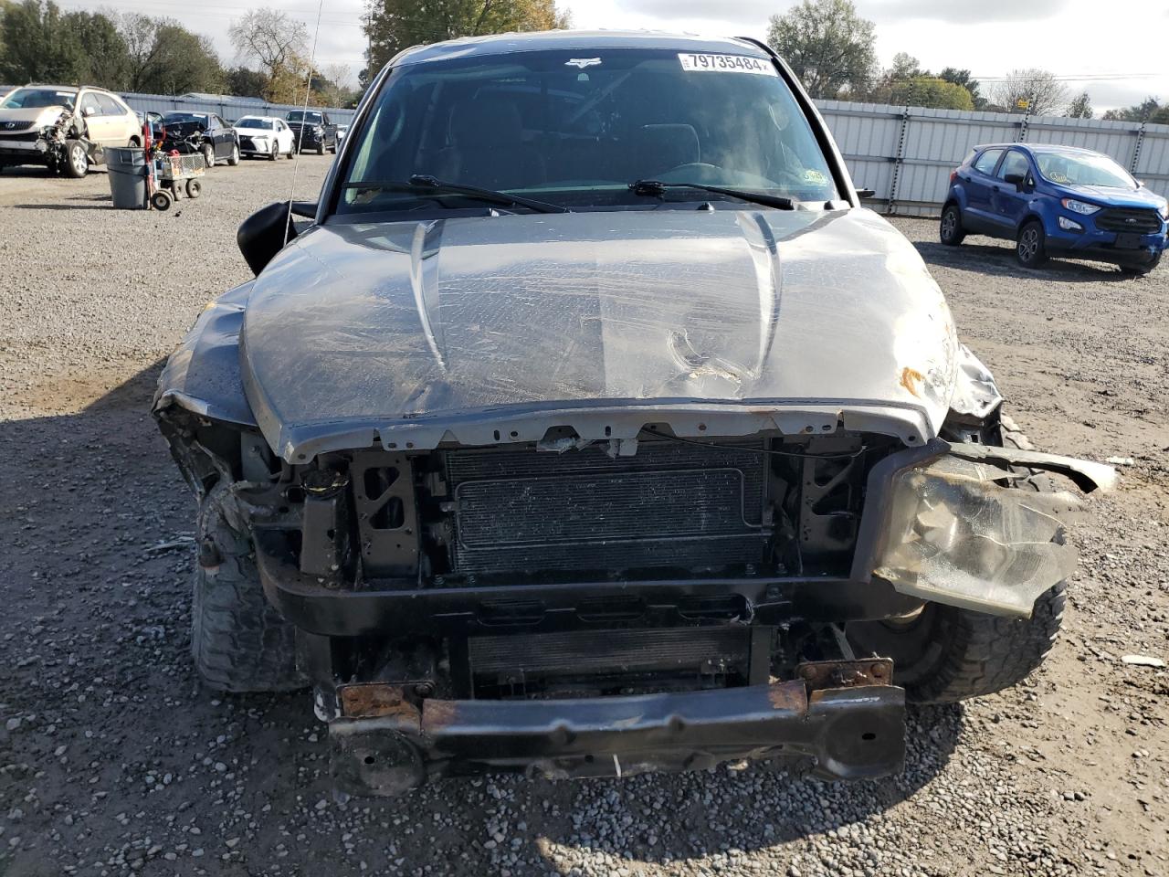 2006 Dodge Dakota VIN 1D7HW48N56S707932 Copart auction photo, rollover / undercarriage damage thumbnail 5