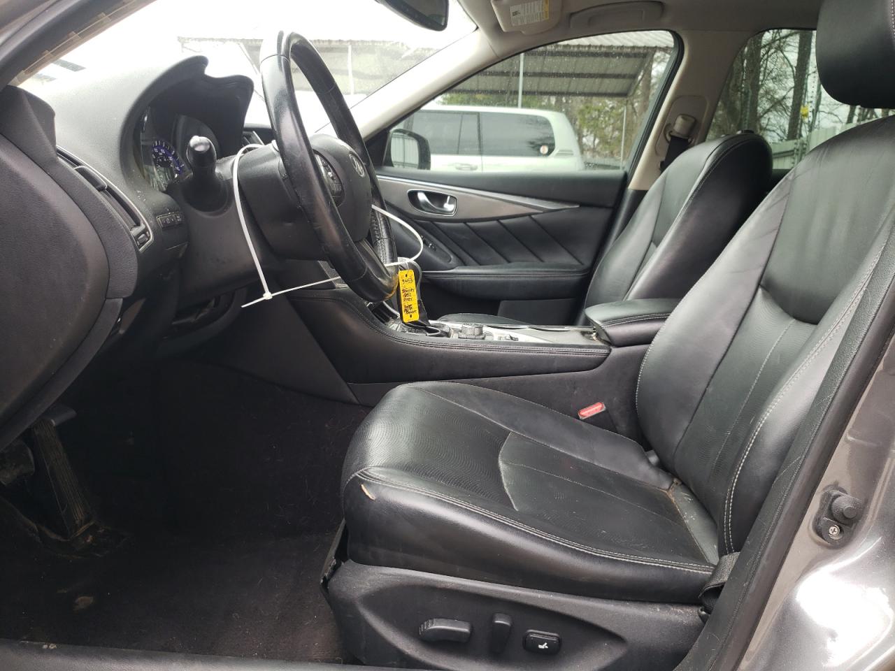 2015 Infiniti Q50 VIN JN1BV7AP3FM344215 Copart auction photo, front end damage thumbnail 7