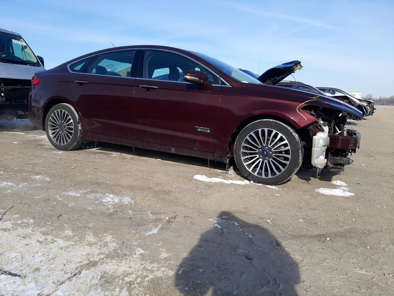 2017 Ford Fusion VIN 3FA6P0SU6HR238944 Copart auction photo, front end damage thumbnail 4