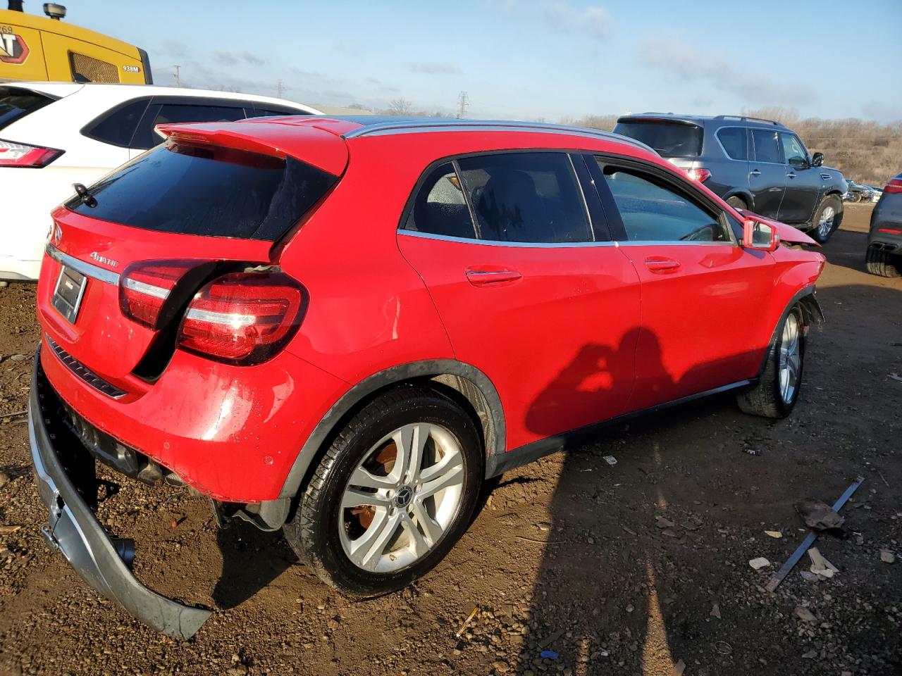 2019 Mercedes-Benz GLA-klasse VIN WDCTG4GB0KU014834 Copart auction photo, front end damage thumbnail 3